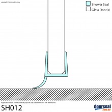 SH012 Shower Screen Seal (6mm glass)